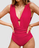 Marcatino™ StylishSwimsuit: Luxe Shaping Badpak Met Diepe V-Hals En Halterband