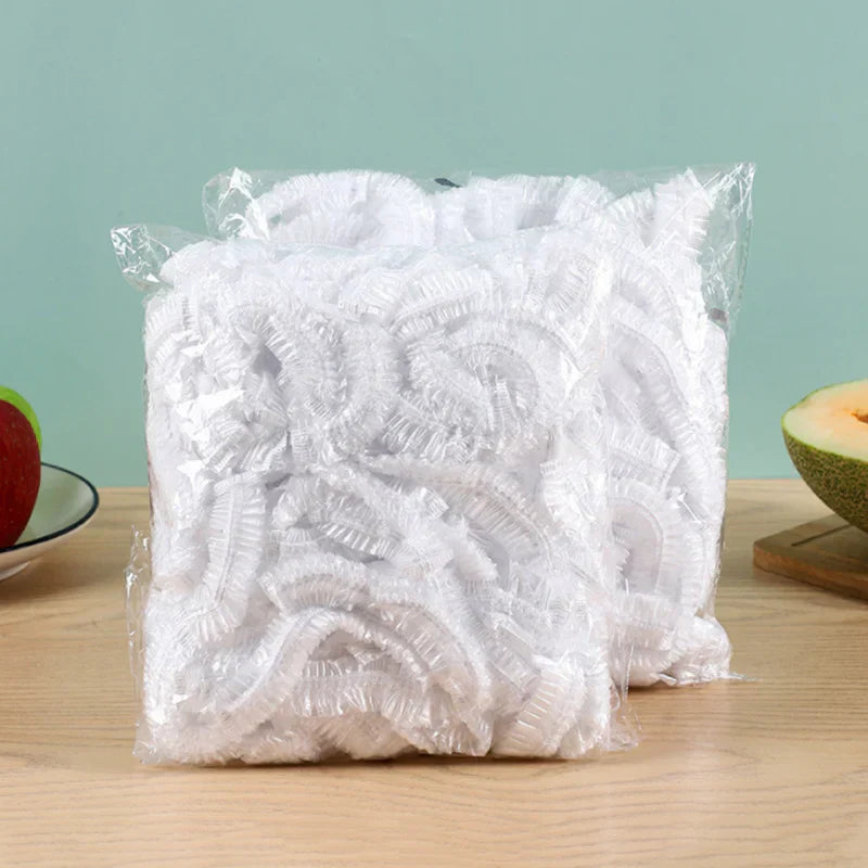 FoodCover 1+1 GRATIS: 200 stuks Wegwerp Plastic Voedselhoezen