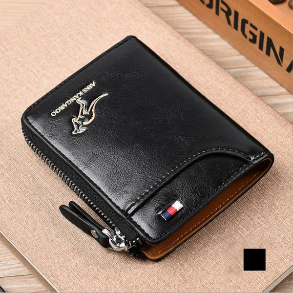 MensWallet 1+1 GRATIS: Heren Portemonnee Met RFID-Bescherming