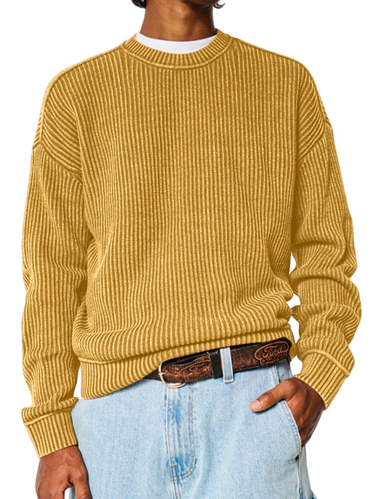 Marcatino™ | Heren Sweater Met Veelzijdige Ronde Hals