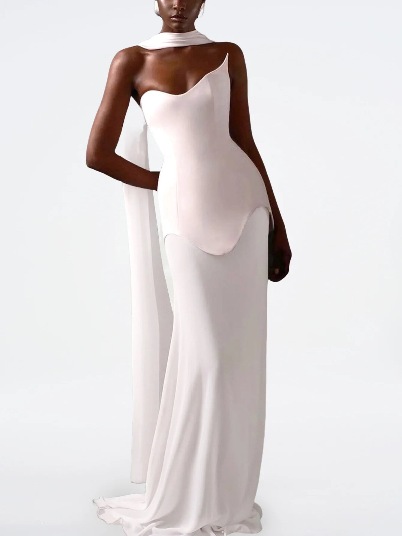 Marcatino™ | One Shoulder Elegante Korsetjurk