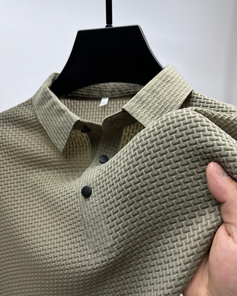 Marcatino™ ComfyShirt 1+1 GRATIS: Comfortabel Stijlvol Ademend Herenoverhemd Met Korte Mouwen