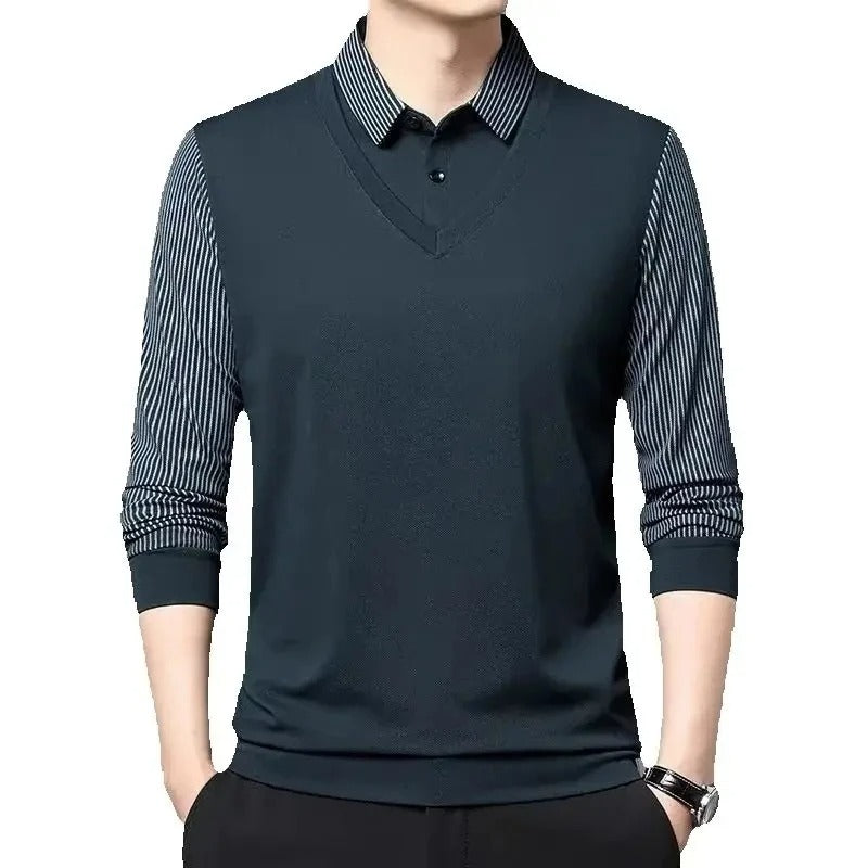 Marcatino™ | Elegantie Poloshirt Met Lange Mouwen