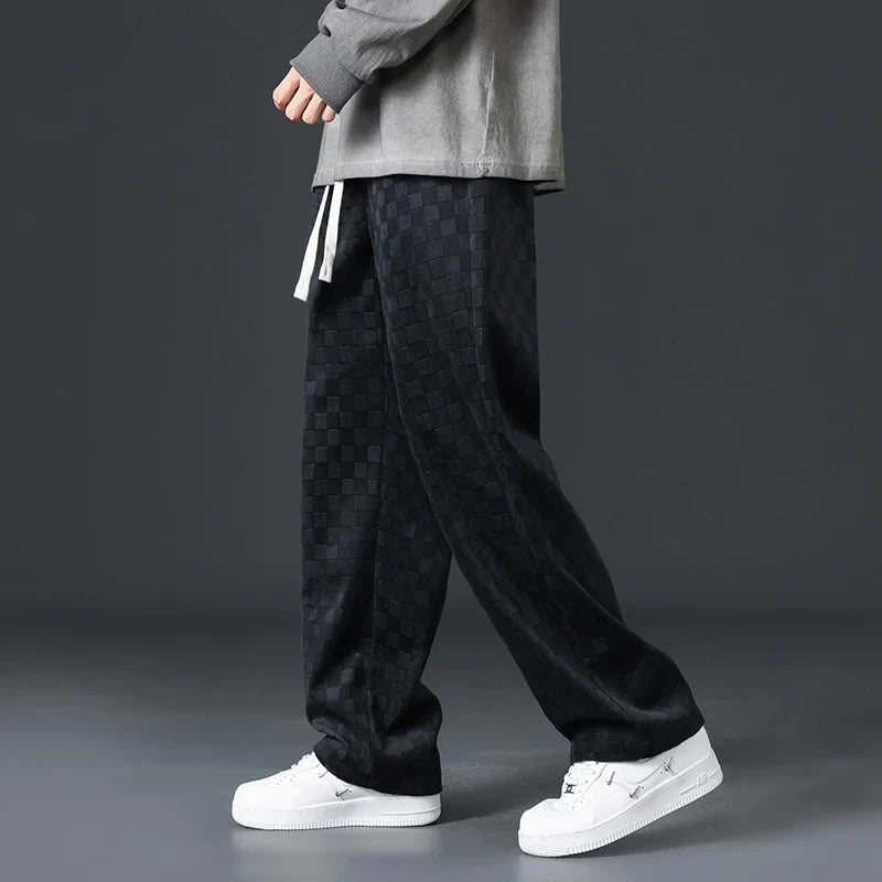 Marcatino™ | Geruite Corduroy Sweatbroek
