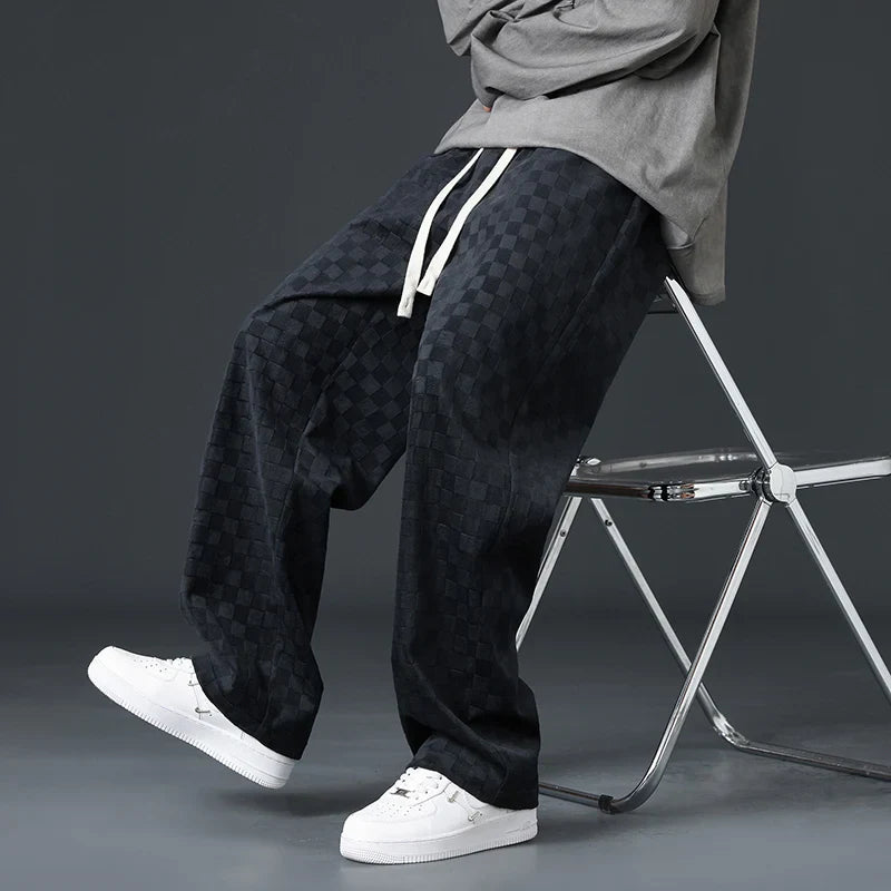 Marcatino™ | Geruite Corduroy Sweatbroek