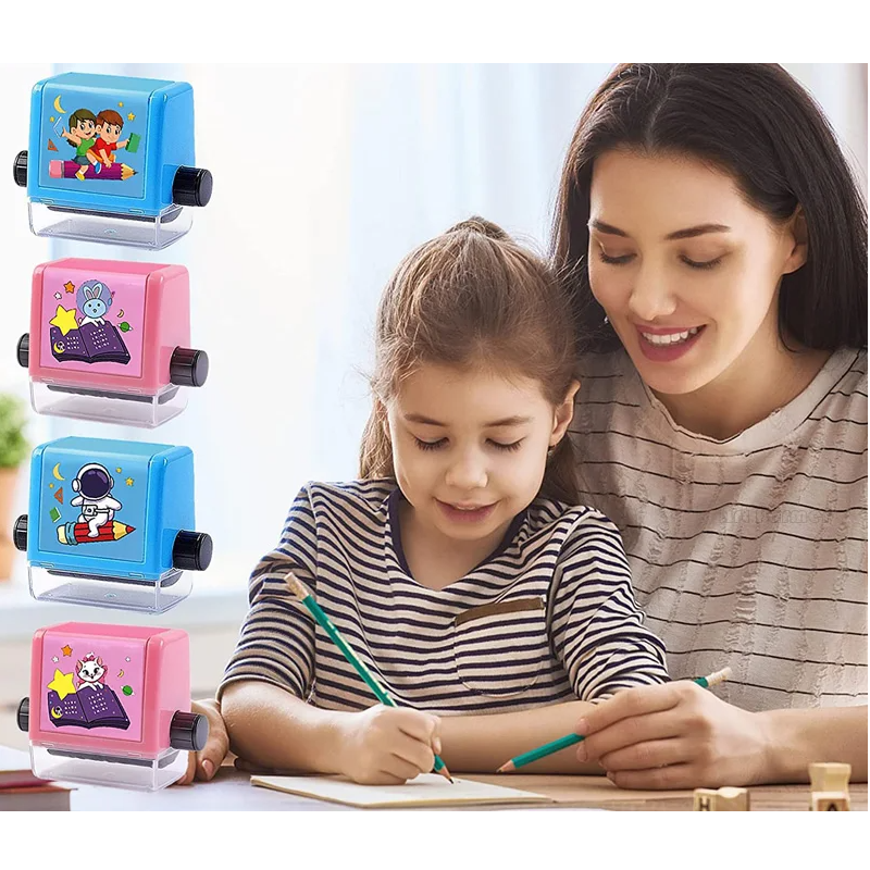 SmartMath: Wiskunde Roller Onderwijzen Stempel 4 Stuks Set