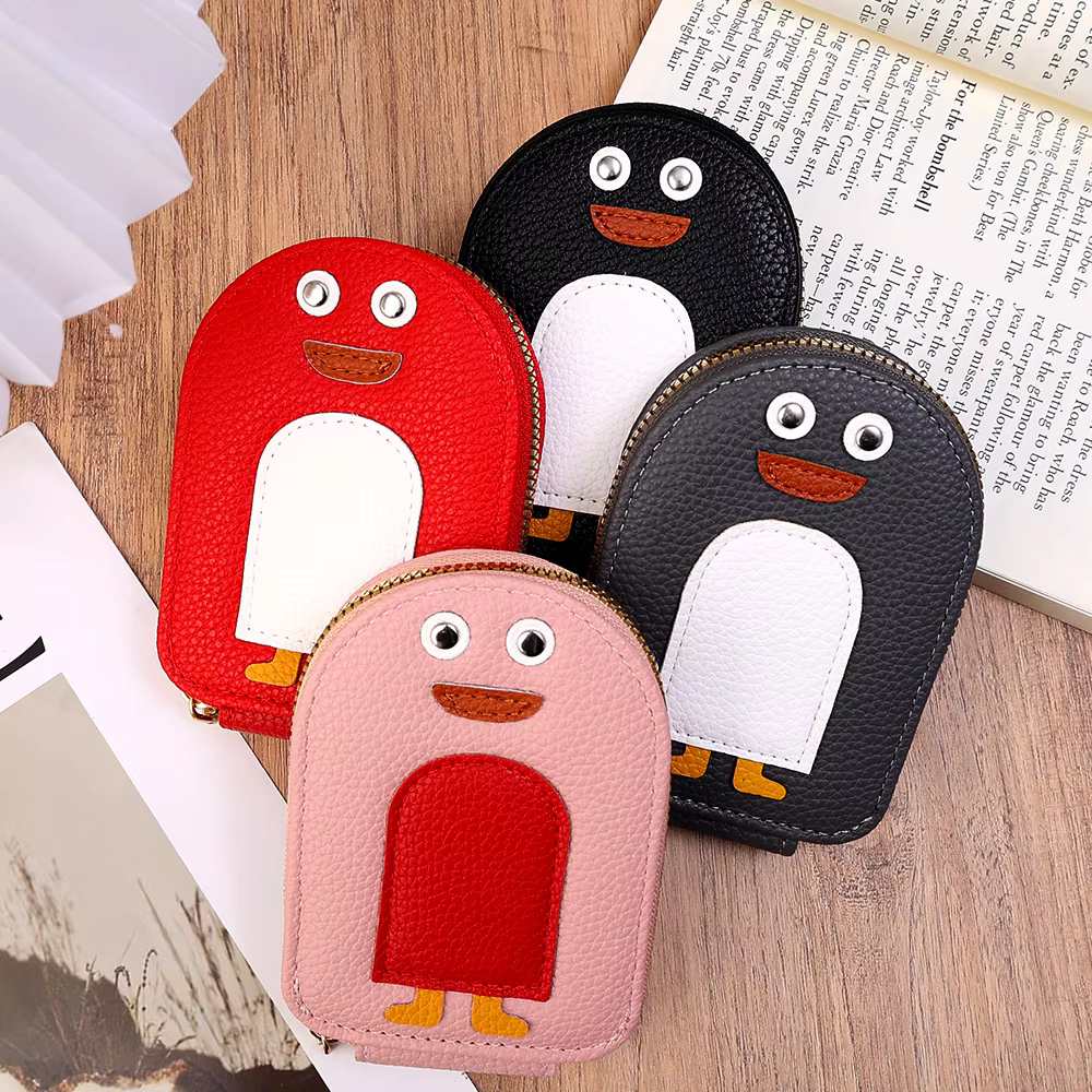 CuteWallet 1+1 GRATIS: Schattige Pinguïn Grote Capaciteit Kaarthouder en Portemonnee