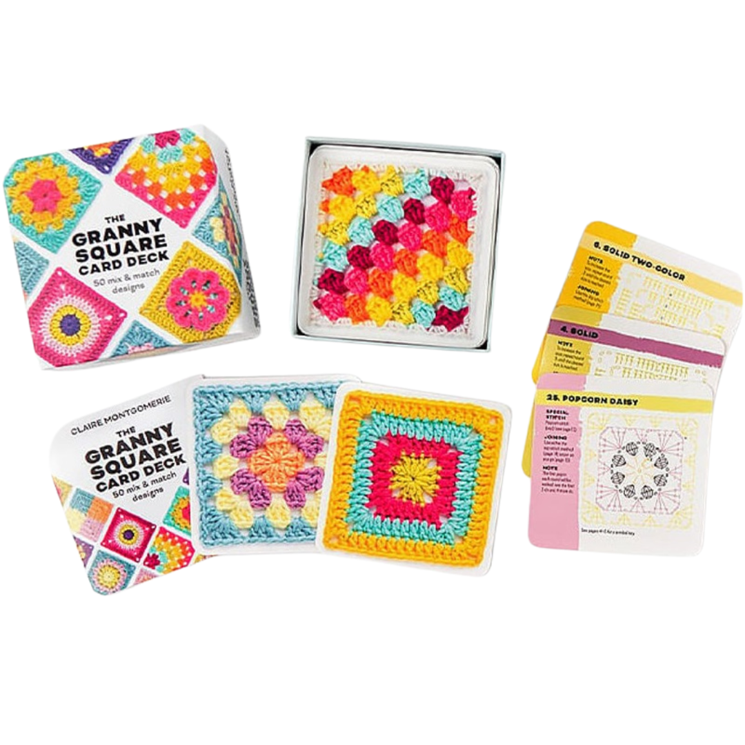 CrochetFun: Vierkante Brei Haakgidskaarten en Blokbordset