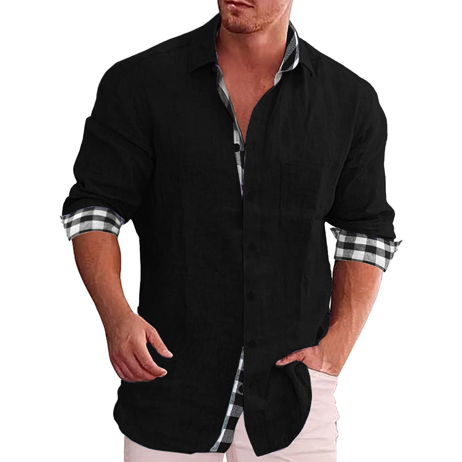 Marcatino™ | Lange Mouwen Casual Hippie Poloshirts