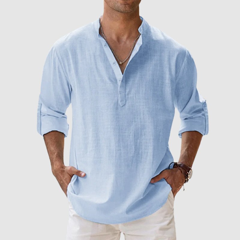 Marcatino™ | Casual Lange Mouwen Herenoverhemd