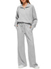 Marcatino™ | Dames Effen Katoenen Tweedelige Rits Set