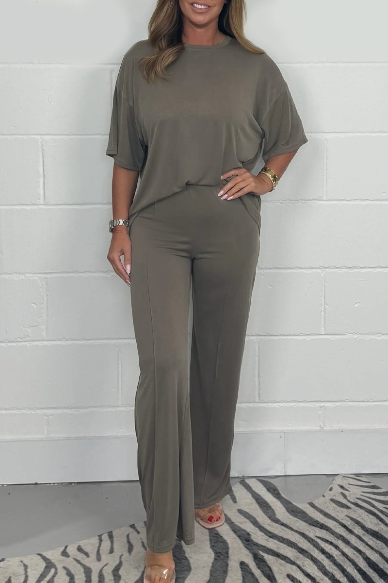 Marcatino™ T-shirts & Broeken Luxe Lounge Set