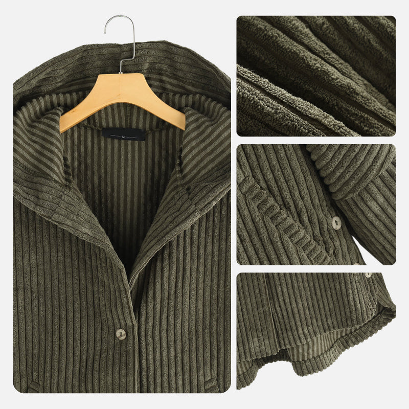 Marcatino™ | Casual Jas Met Verdikte Capuchon En Knopen Voor Dames